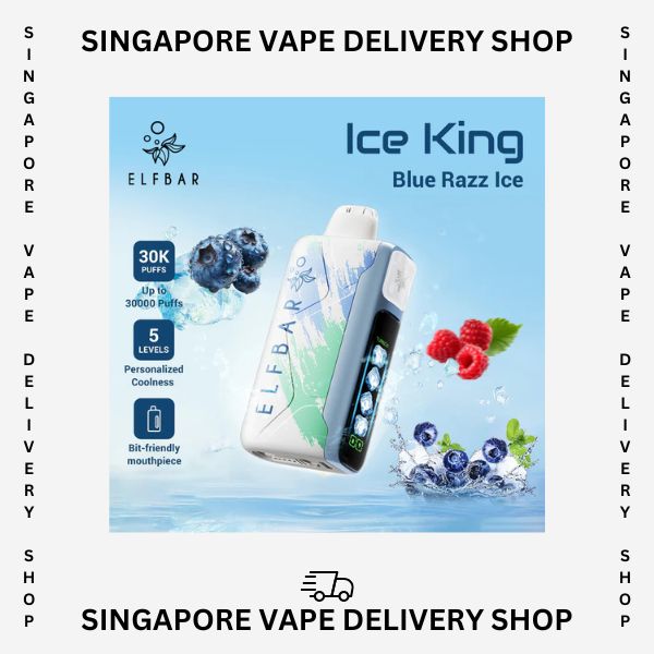 Elf_bar_ice_king_30k_Bluerazz_ice